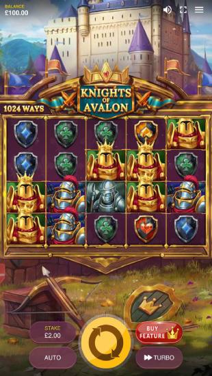Knights of Avalon slot mobile
