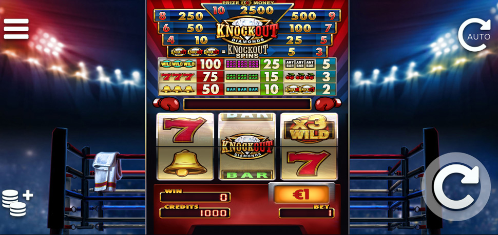 Knockout Diamonds - Slot