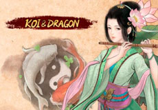 Koi and Dragon Slot Logo