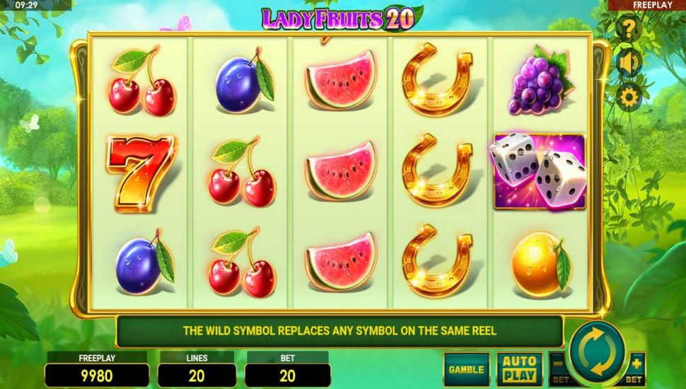 Lady Fruits 20 Slot Mobile