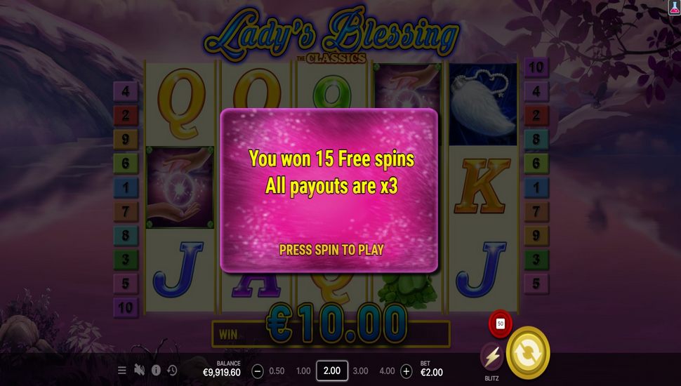 Lady's Blessing Slot - Free Spins