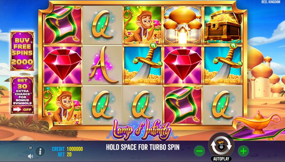 infinity slots bonus