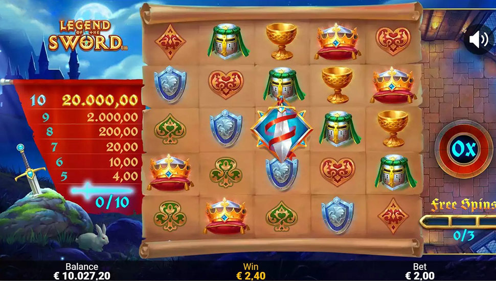Legend of the Sword slot preview