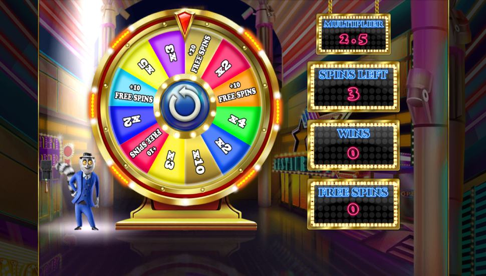 Lemur Does Vegas slot - feature