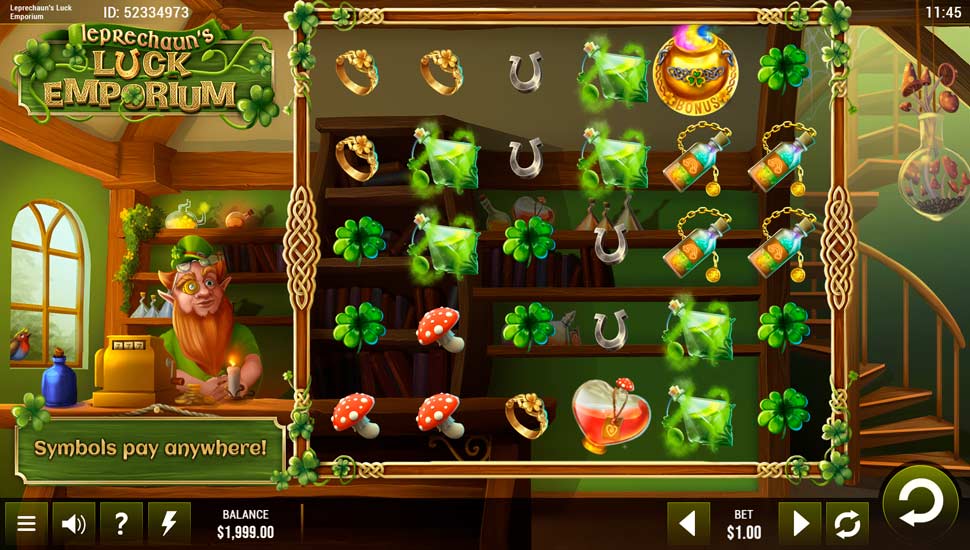 Leprechaun's Luck Emporium Slot - Review, Free & Demo Play