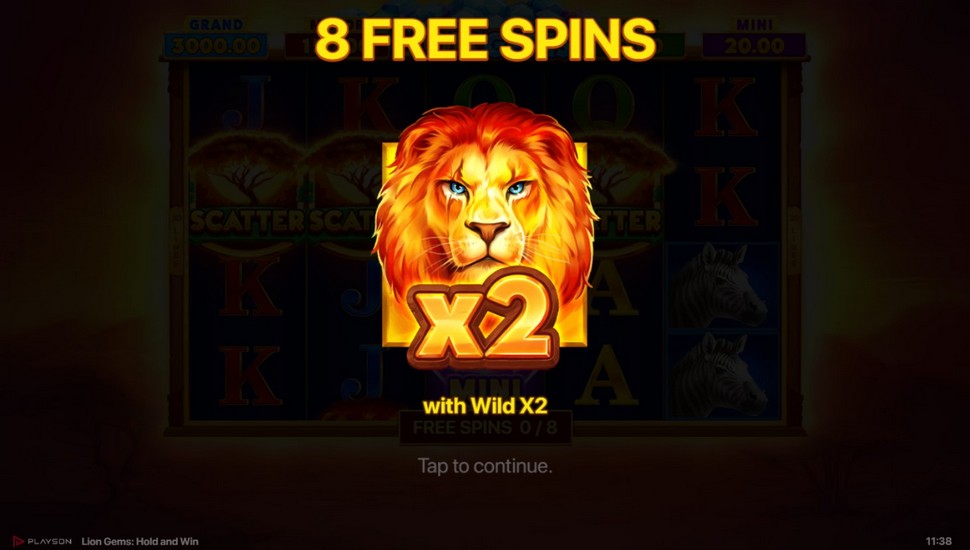 Lion Gems: Hold and Win Slot - Free Spins