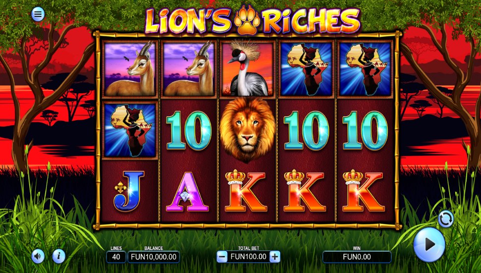 Lion's Riches Slot by Spearhead