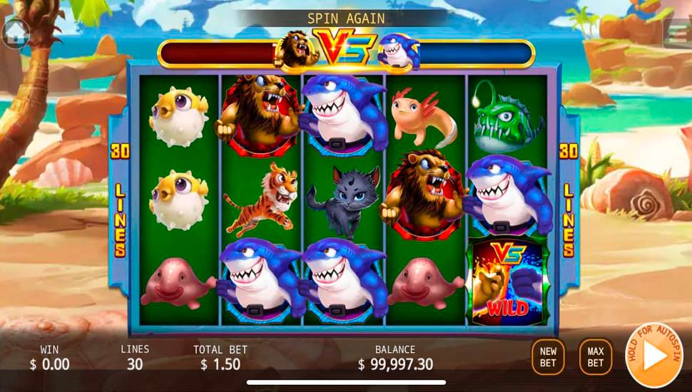 Lion vs Shark slot mobile