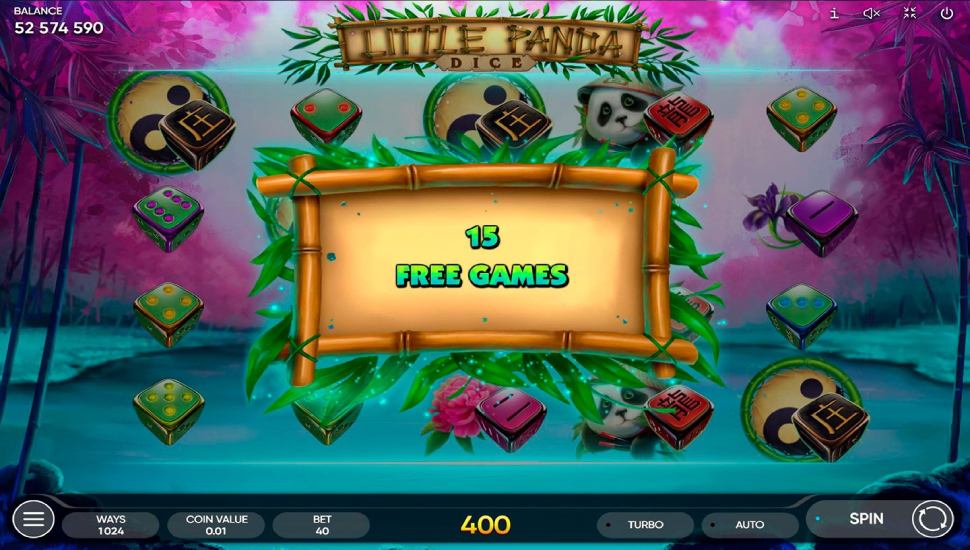 Little Panda Dice Slot - Free spins