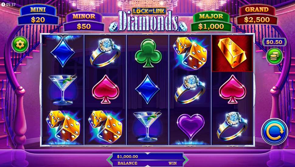 Lock It Link Diamonds Slot - Review, Free & Demo Play