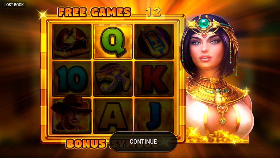 Lost book slot - free spins