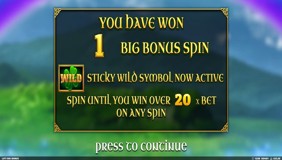 Luck O' The Irish Big Bonus Slot - Free Spins
