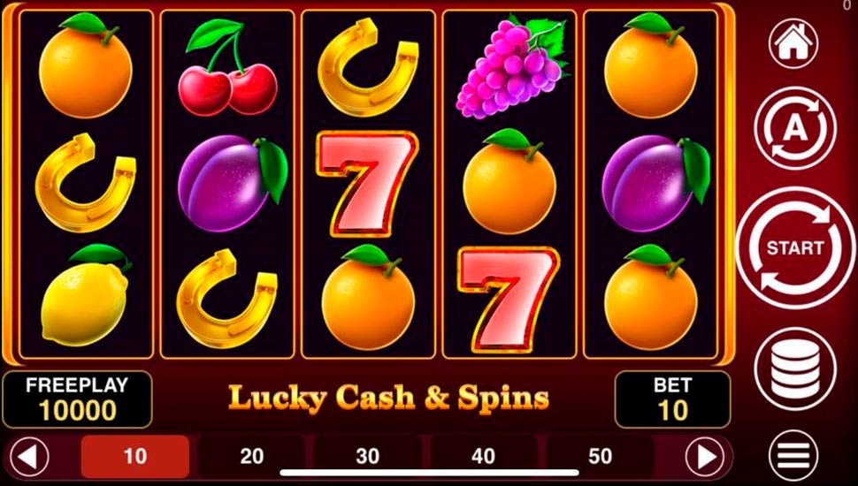 Lucky Cash And Spins slot mobile