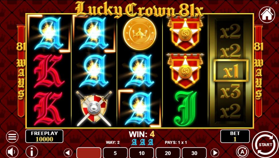 Lucky Crown 81x slot multiplier
