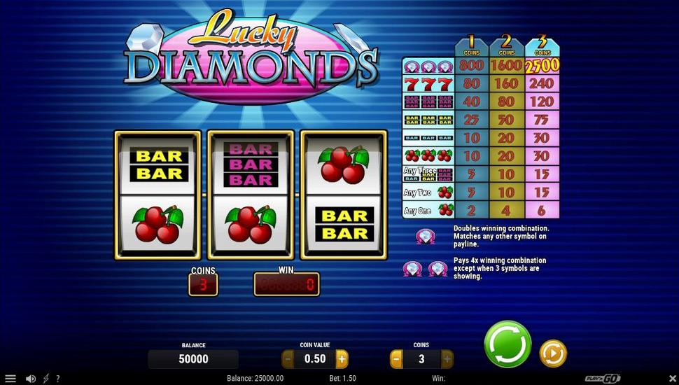 Lucky Diamonds Slot Mobile