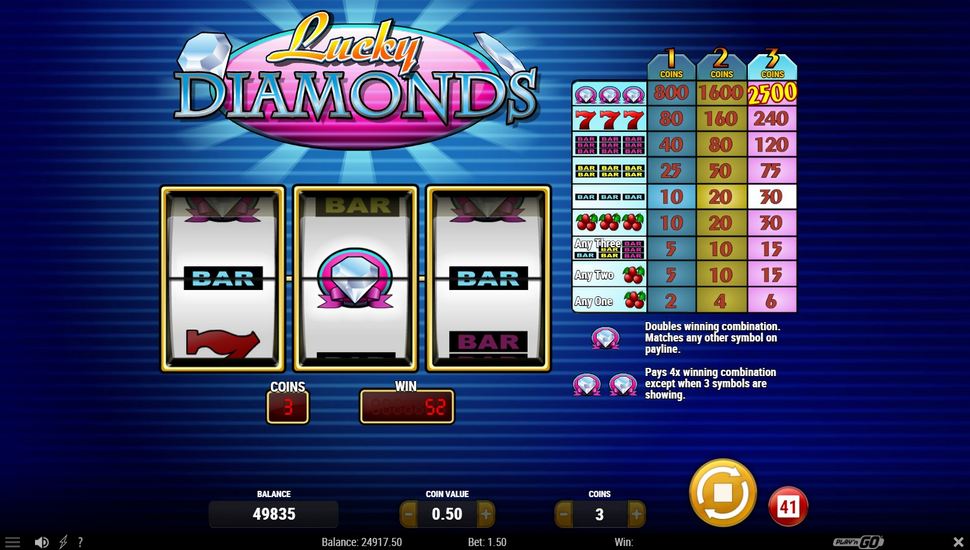 Lucky Diamonds Slot - Wild Multiplier