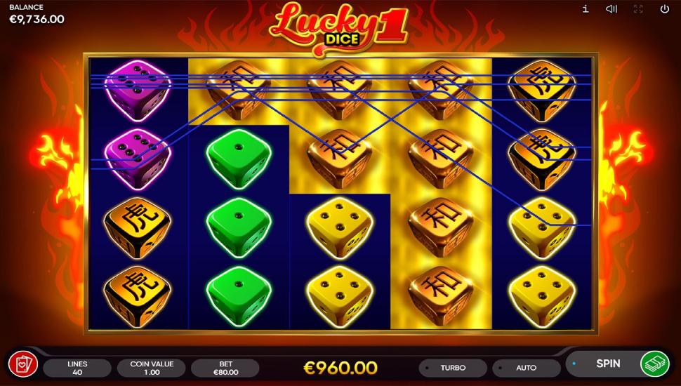 Lucky dice 1 slot - feature