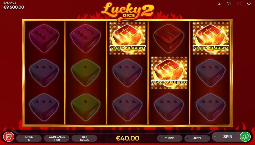 Lucky Dice 2 slot - scatter