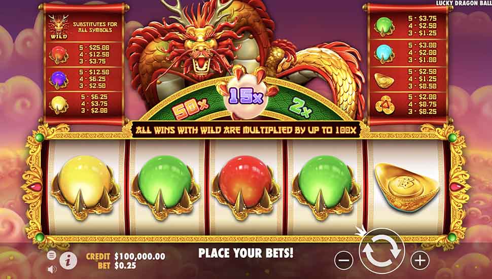 Lucky Dragon Ball Slot Review Free Play
