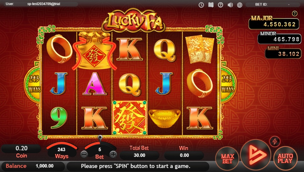 Lucky Fa slot preview
