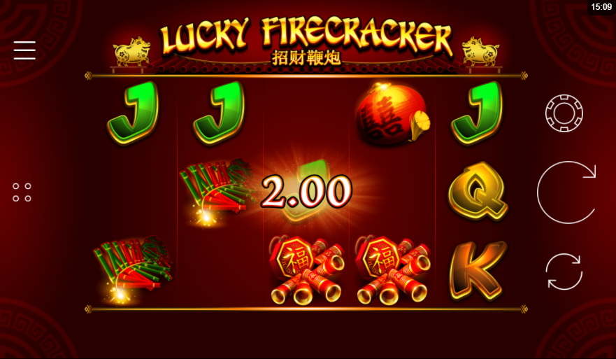slot machine with firecracker bonus rounds