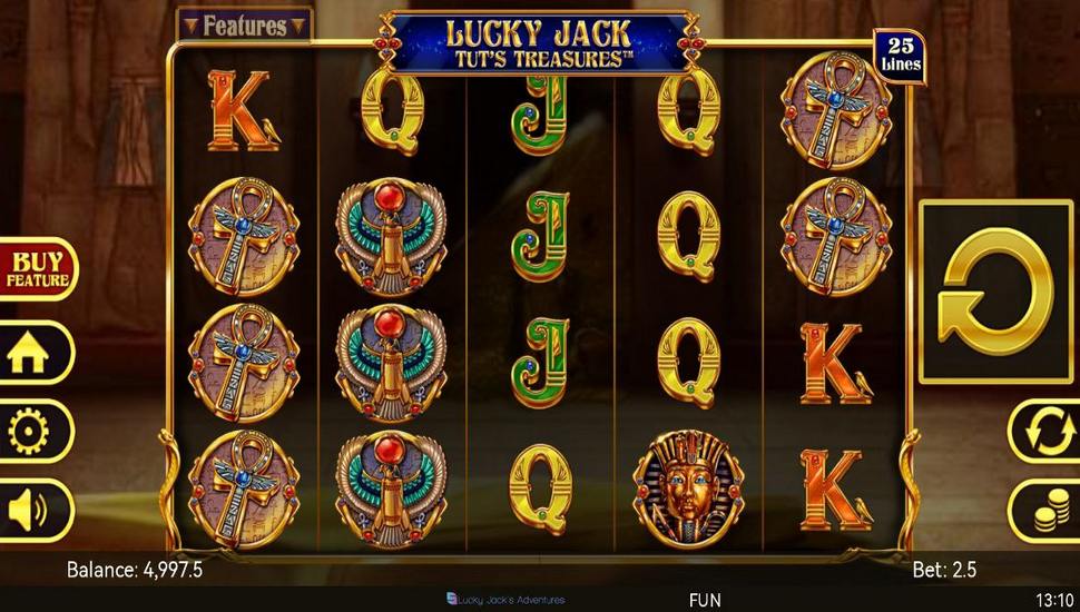 Lucky Jack Tut's Treasure Slot Mobile