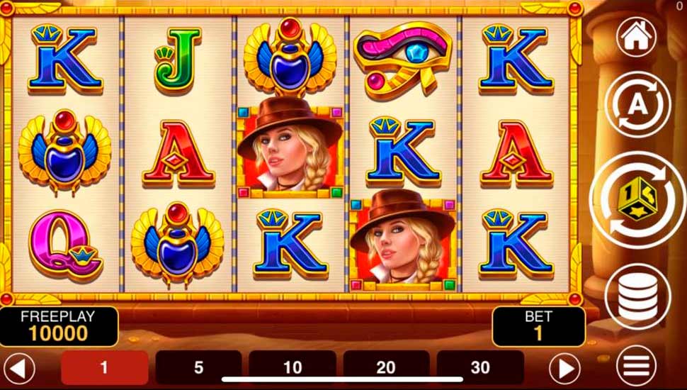 Lucky Jane in Egypt slot mobile