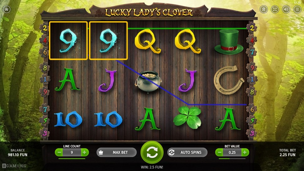 Lucky Lady’s Clover - Slot