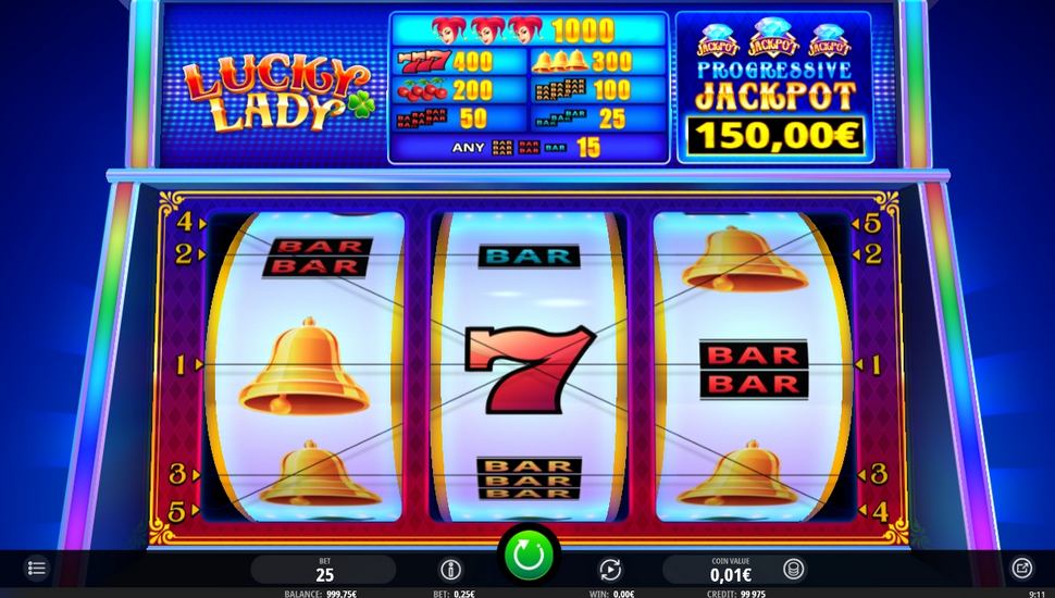 Lucky Lady Slot - Review, Free & Demo Play preview