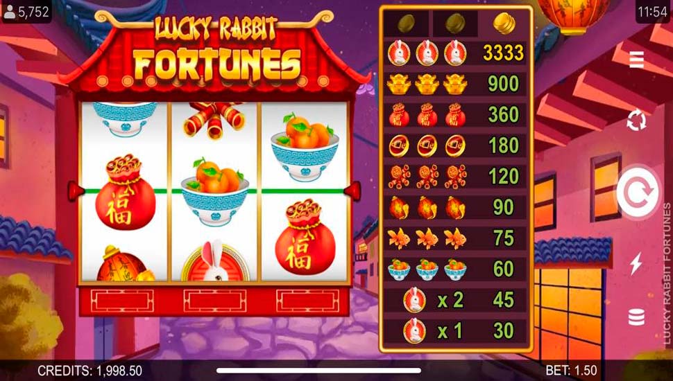 Lucky Rabbit Fortunes slot mobile