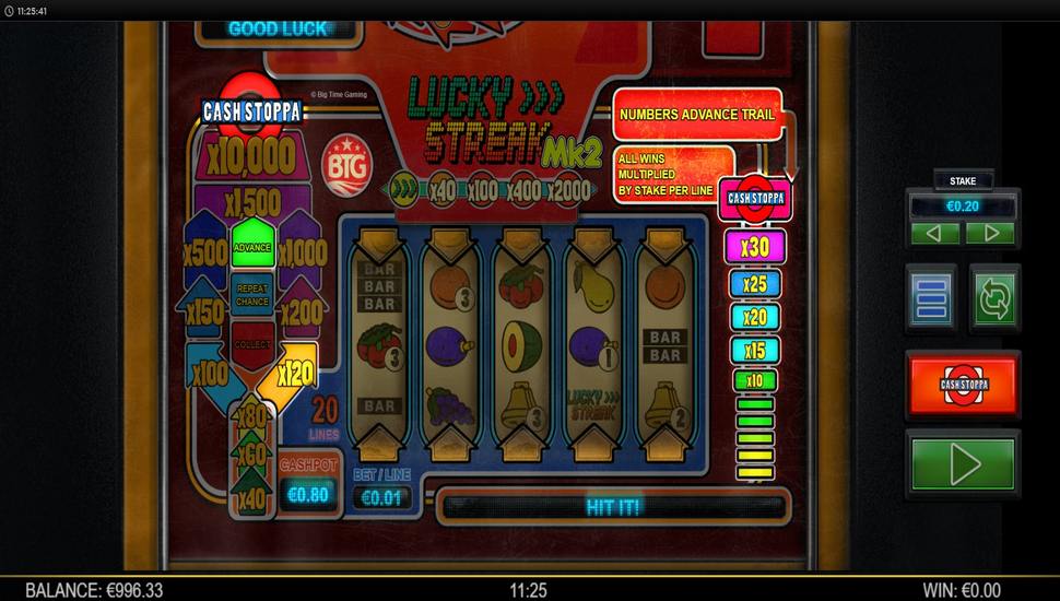 Lucky Streak Mk2 Slot - Cash Stoppa