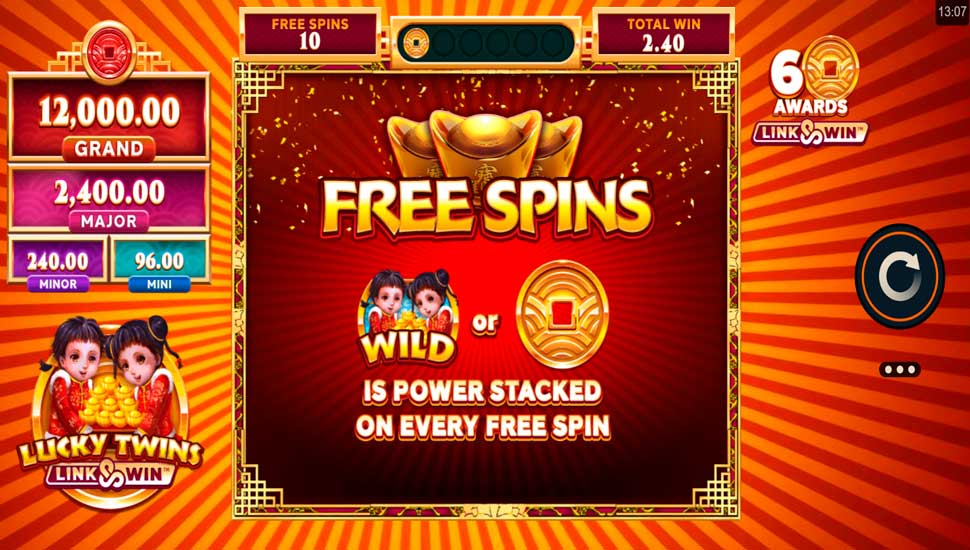 Lucky Twins Link&Win slot Free Spins