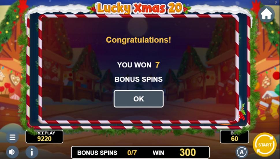 Lucky Xmas 20 Slot - Free Spins