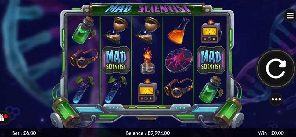 Mad Scientist slot mobile
