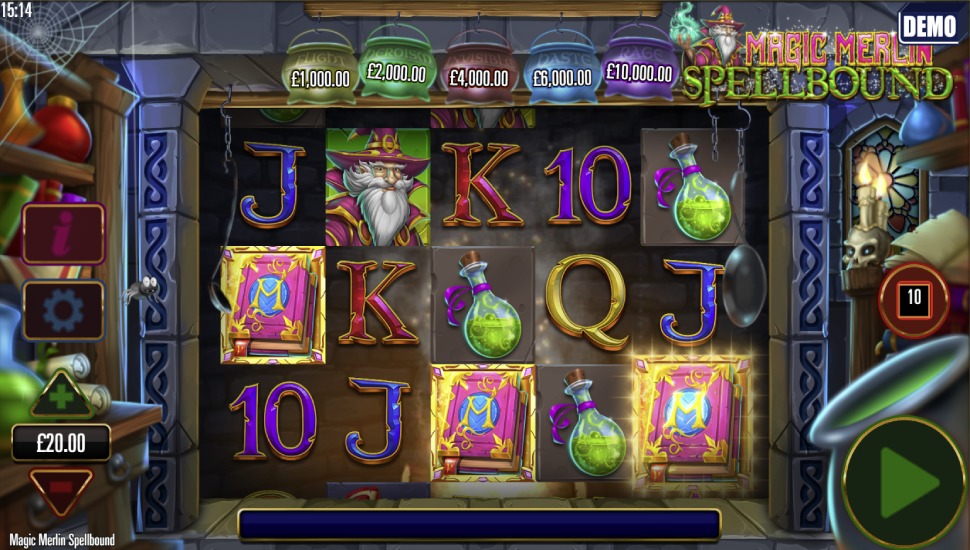 Magic Merlin Spellbound slot - Free Spins
