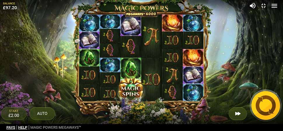 Magic Powers Megaways slot mobile
