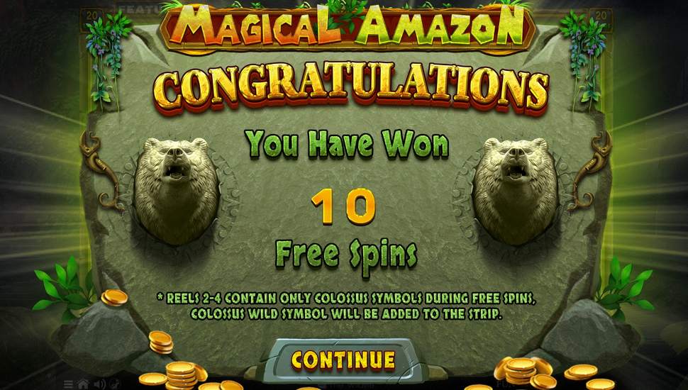 Magical Amazon Slot - Free Spins
