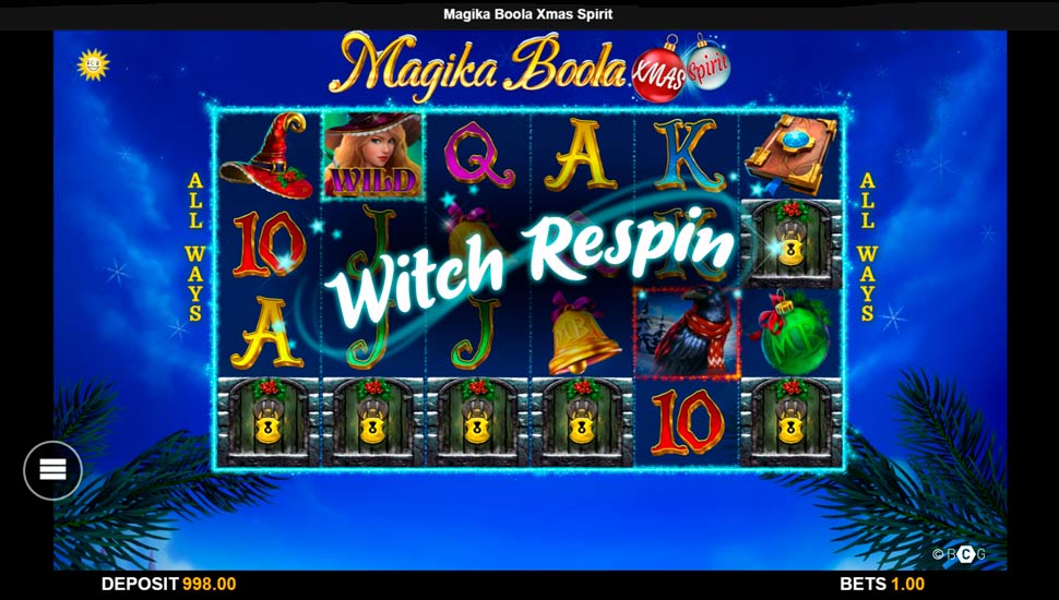 Magika Boola Xmas Spirit slot Witch Respins