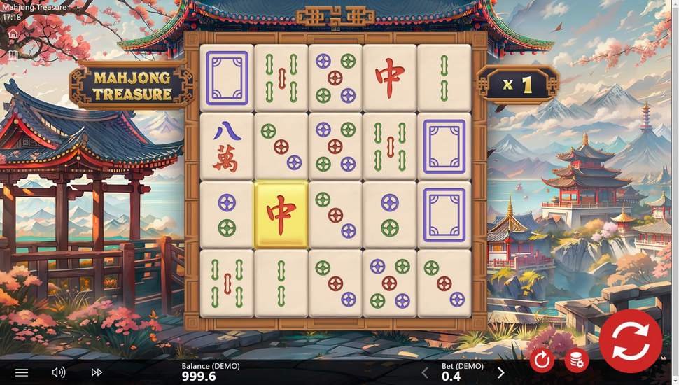 Mahjong Treasure slot gameplay