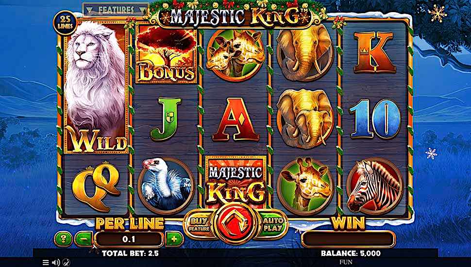 Majestic King Christmas Edition Slot - Review, Free & Demo Play preview