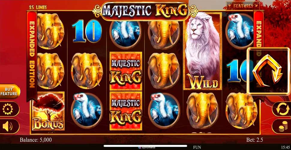 Majestic King Expanded Edition slot mobile