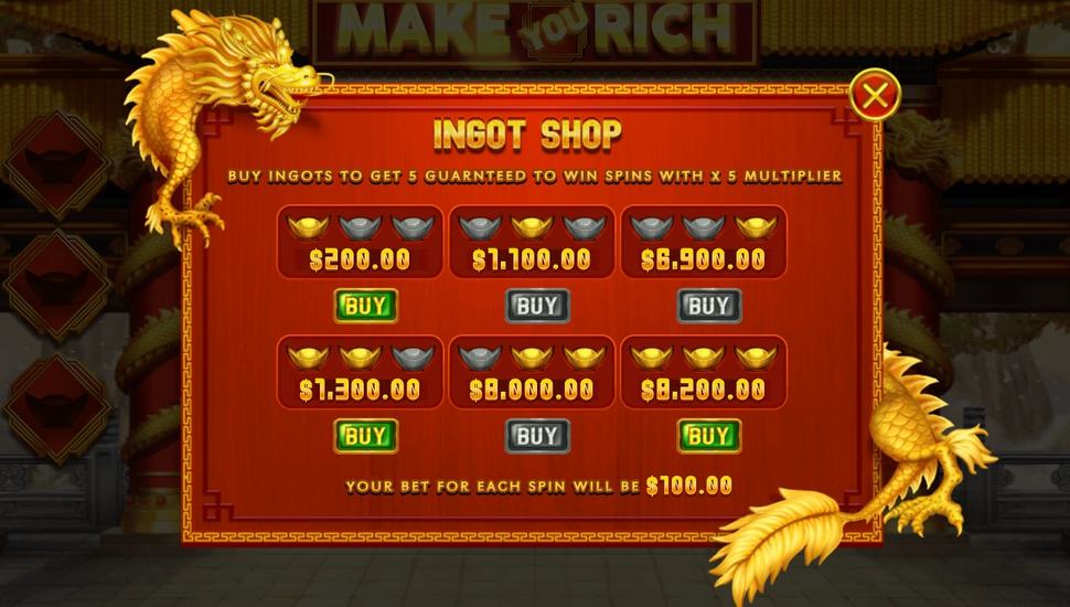 Make You Rich Slot - Bonus Buy Feature