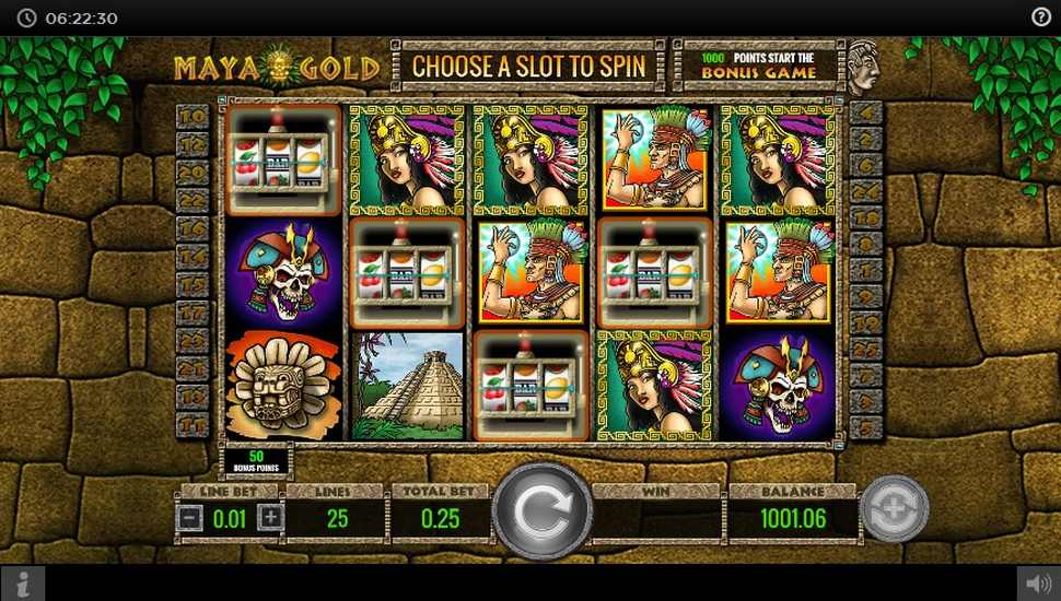 Maya Gold Slot - Mini Slot Bonus