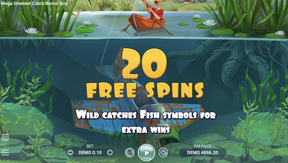 Mega Greatest Catch Bonus Buy slot free spins