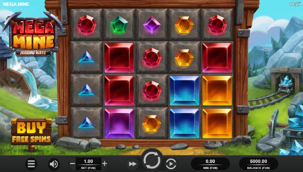 Mega Mine: Nudging Ways Slot