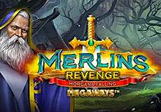 Merlins Revenge Megaways slot Logo