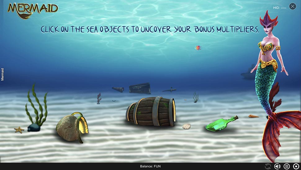 Mermaid slot Shipwreck Bonus