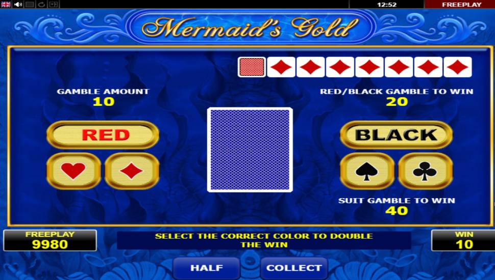 Mermaid's gold slot - feature