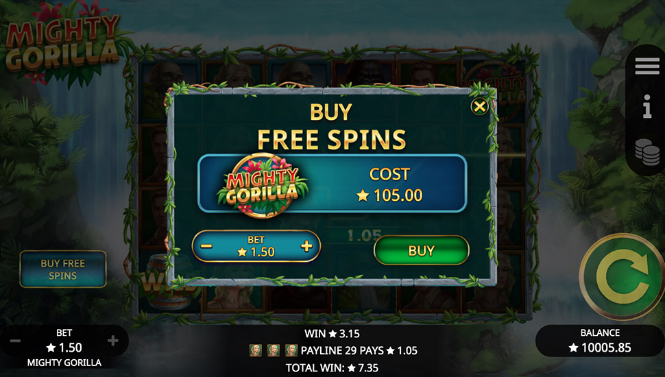 Mighty Gorilla slot machine