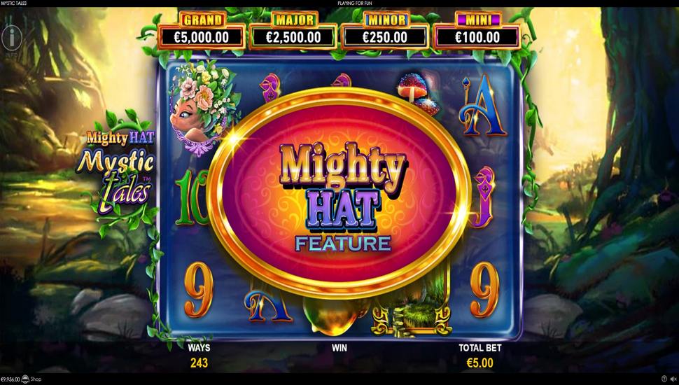 Mighty Hat Mystic Tales Slot - Mighty Hat Feature
